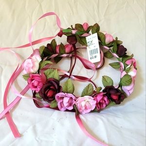 Fairy Crown, pink roses